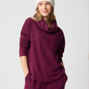 J. Crew Women's Cowl Neck Cloud Spun Sweater & Pant Set